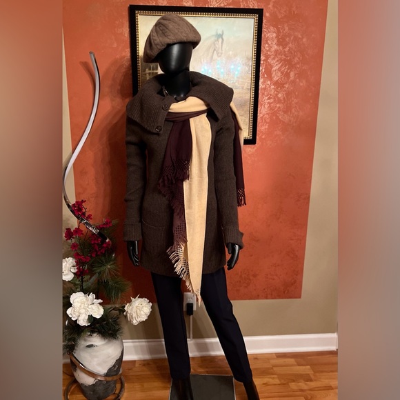 Vince Ribbed Knit Cardigan - Picture 3 of 7